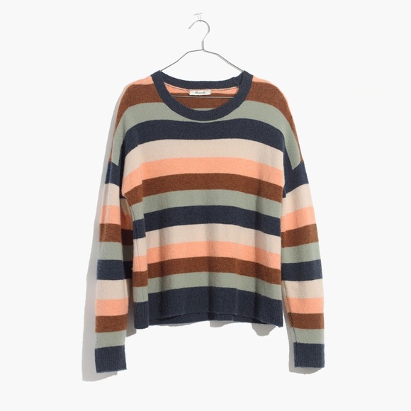 Madewell | Pullover Sweater in Elmwood Stripe - Picture 3 of 10
